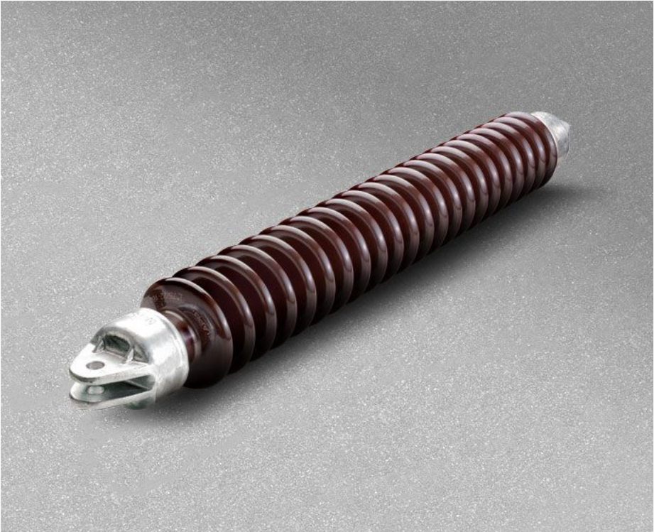 Long rod porcelain insulator